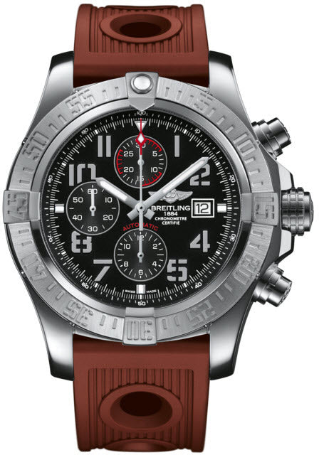 Breitling Watch Super Avenger II Steel Volcano Black