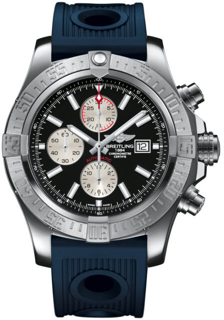 Breitling Watch Super Avenger II Steel Volcano Black