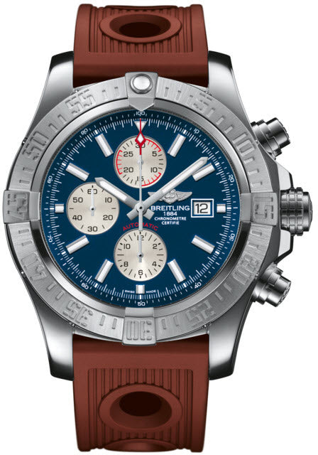Breitling Watch Super Avenger II Steel Mariner Blue