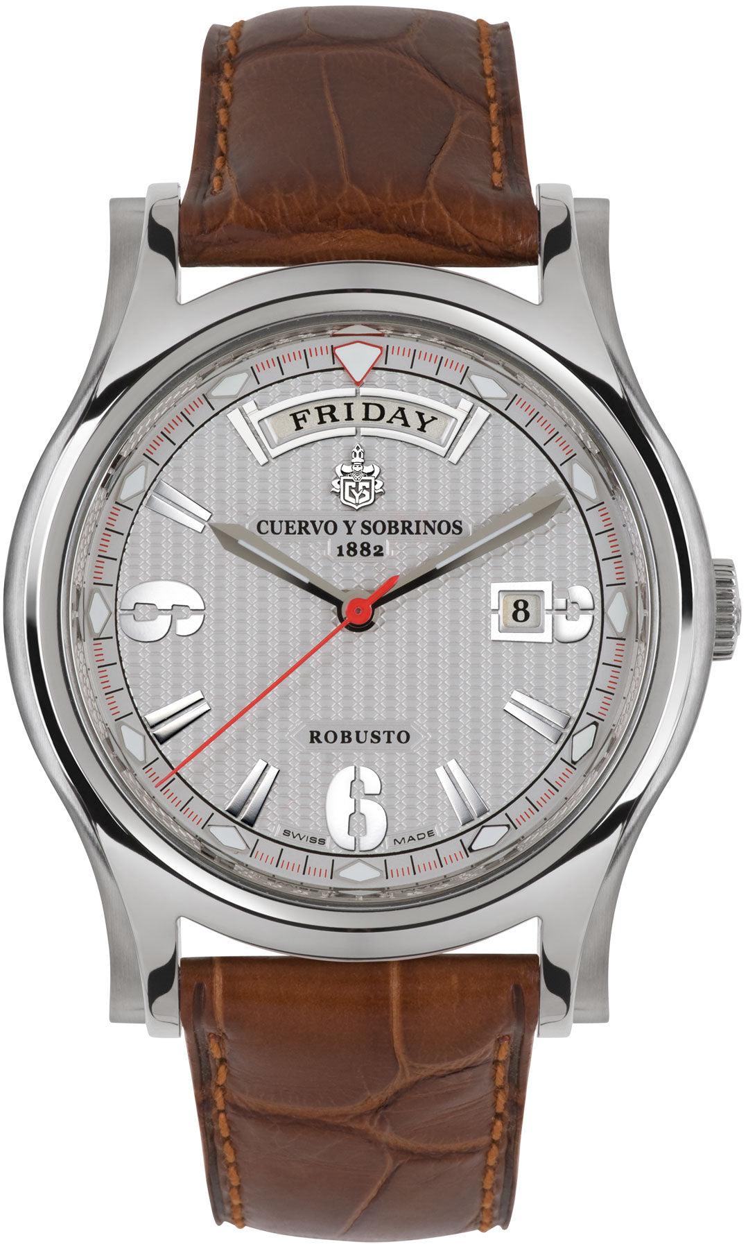 Cuervo y Sobrinos Watch Robusto Day Date