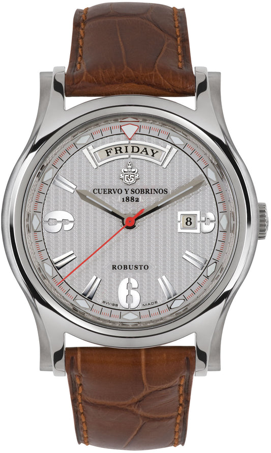 Cuervo y Sobrinos Watch Robusto Day Date