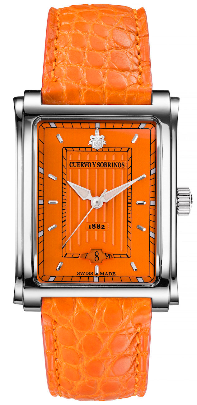 Cuervo y Sobrinos Watch Prominente Caramelo