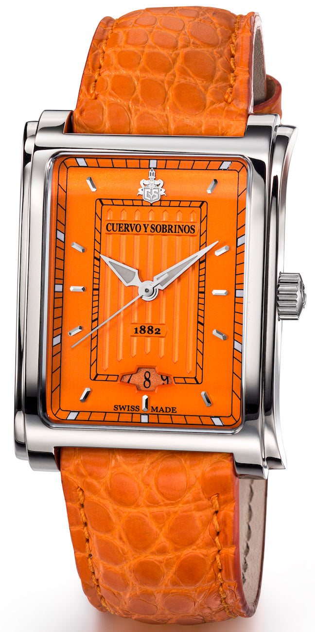Cuervo y Sobrinos Watch Prominente Caramelo