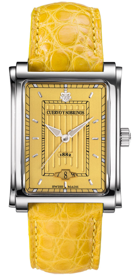 Cuervo y Sobrinos Watch Prominente Caramelo