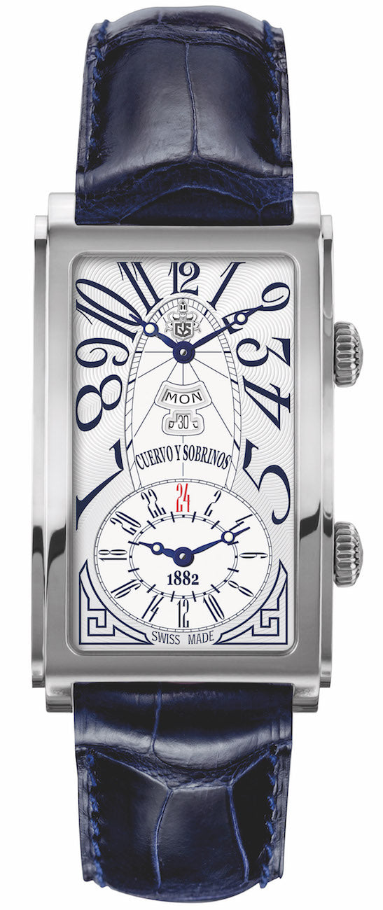 Cuervo y Sobrinos Watch Prominente Dual Time