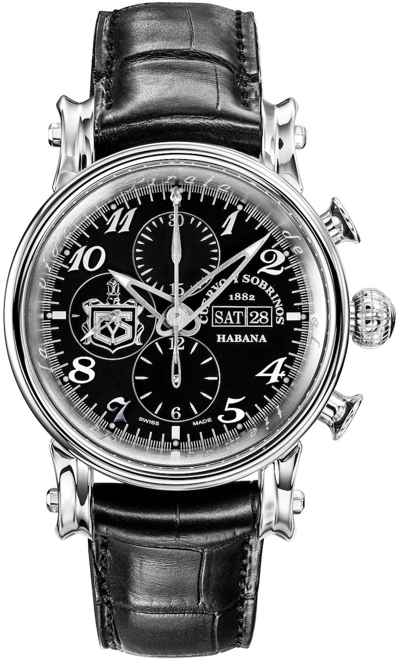 Cuervo y Sobrinos Watch Torpedo Pirata Chrono
