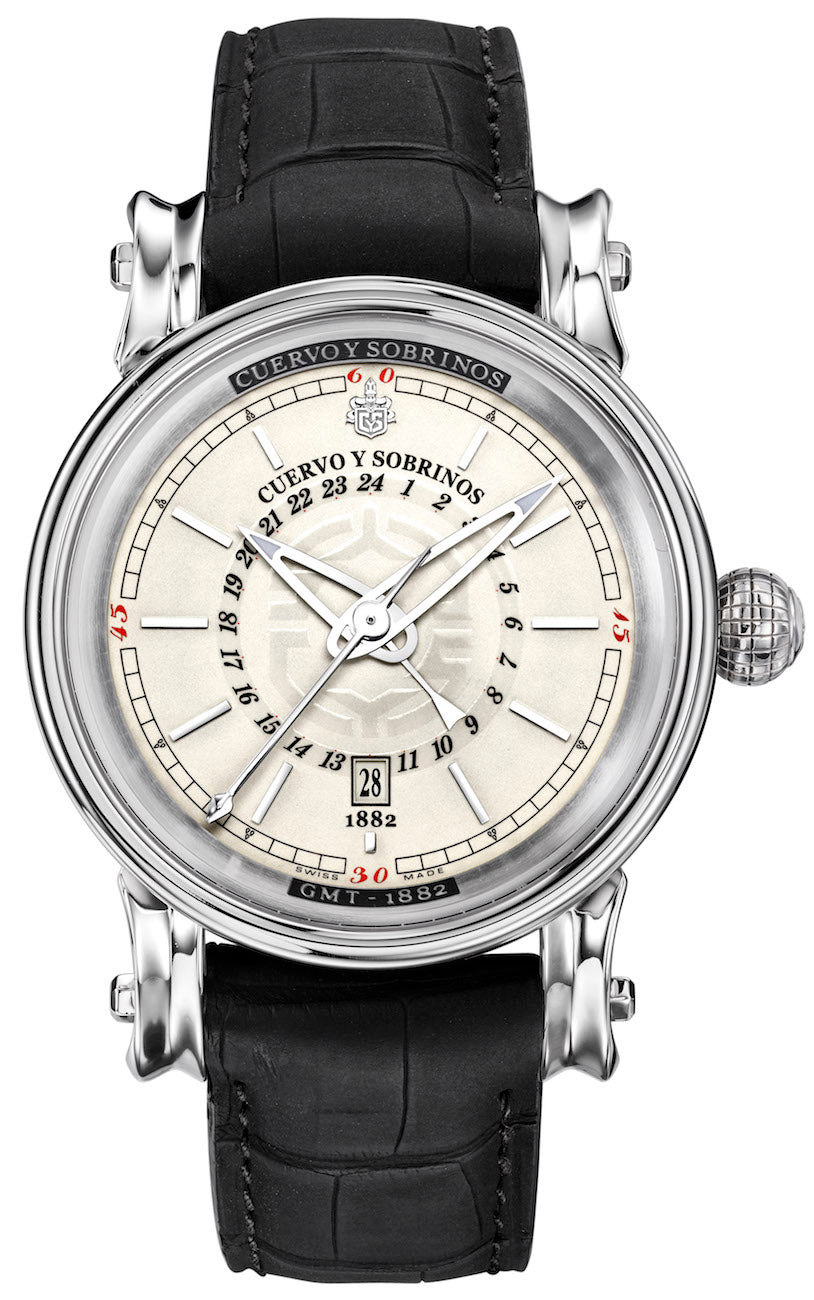 Cuervo y Sobrinos Watch Torpedo Pirata GMT