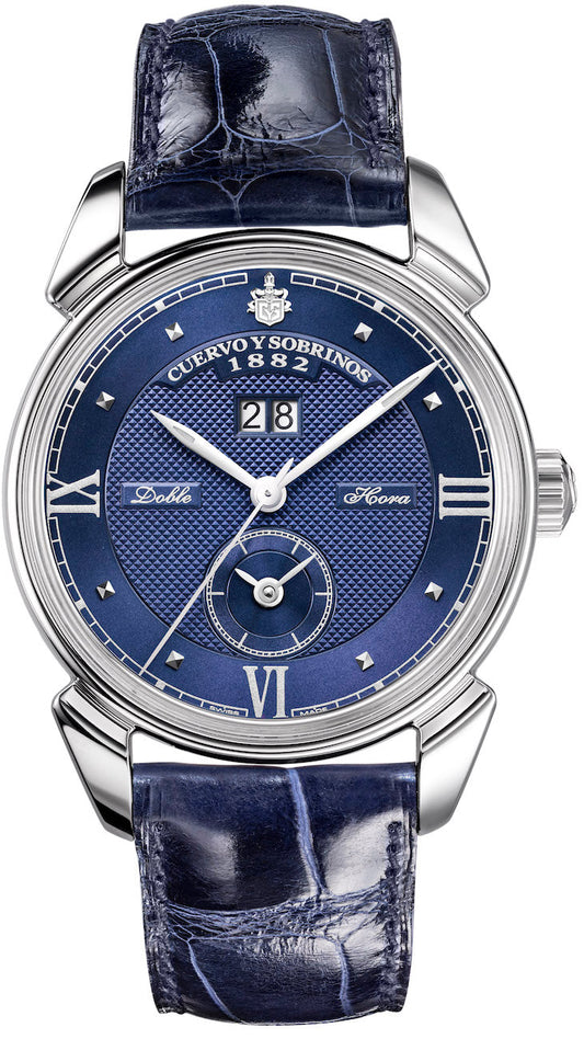 Cuervo y Sobrinos Watch Historiador Dual Time
