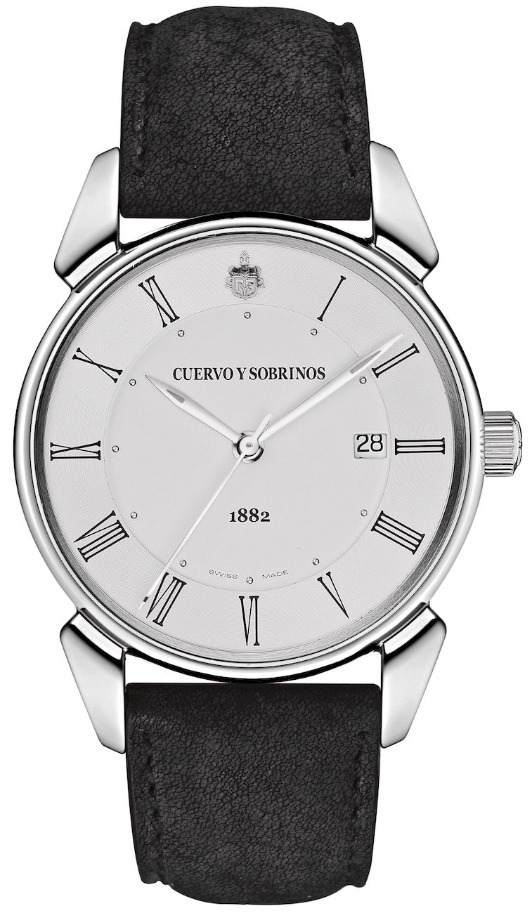 Cuervo y Sobrinos Watch Historiador Central Seconds
