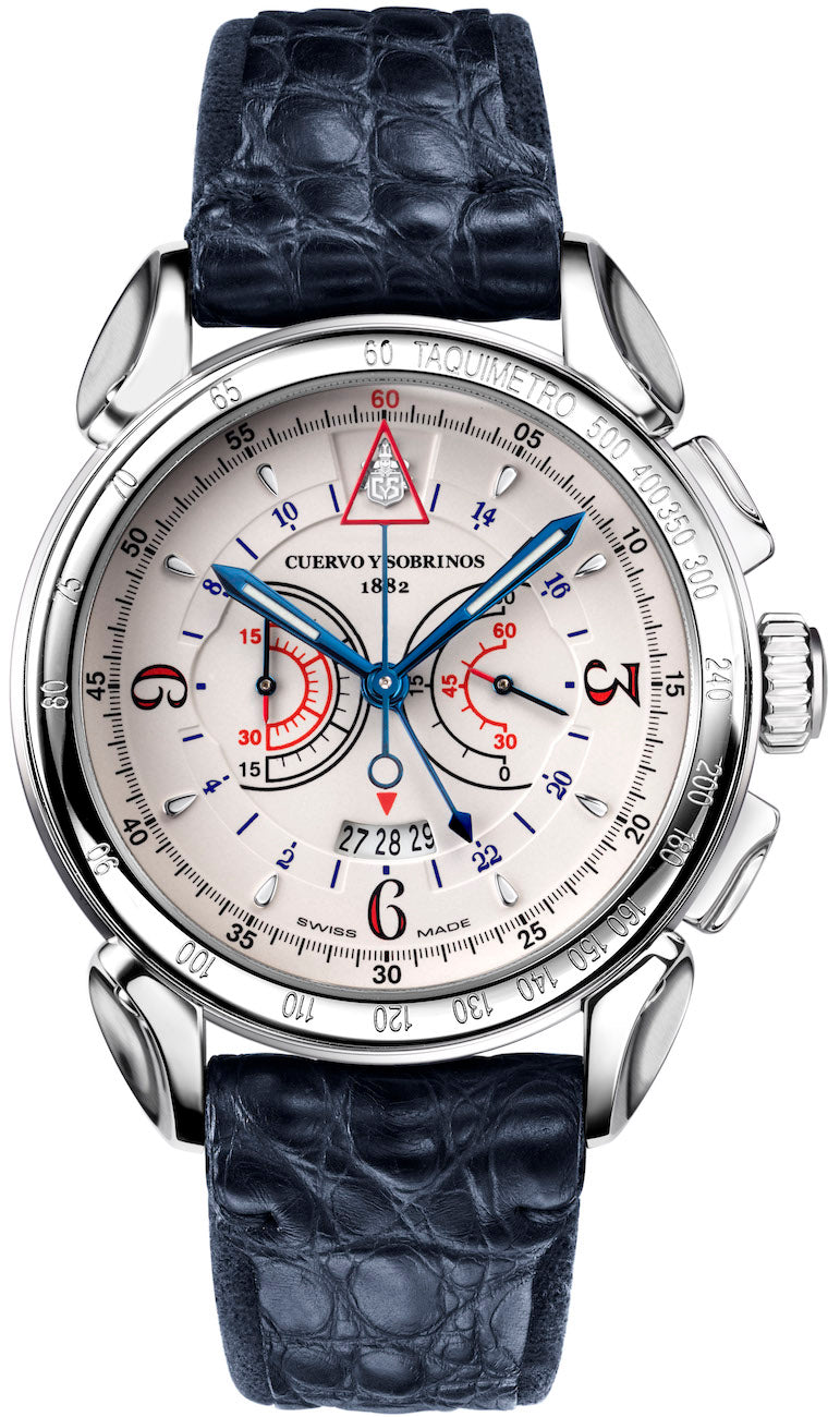 Cuervo y Sobrinos Watch Historiador Vuelo Chrono