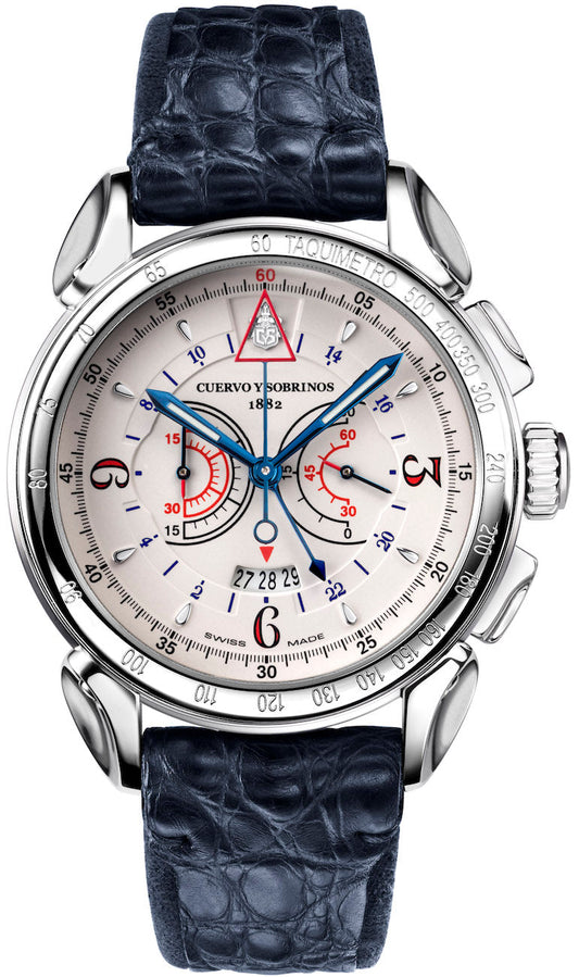 Cuervo y Sobrinos Watch Historiador Vuelo Chrono