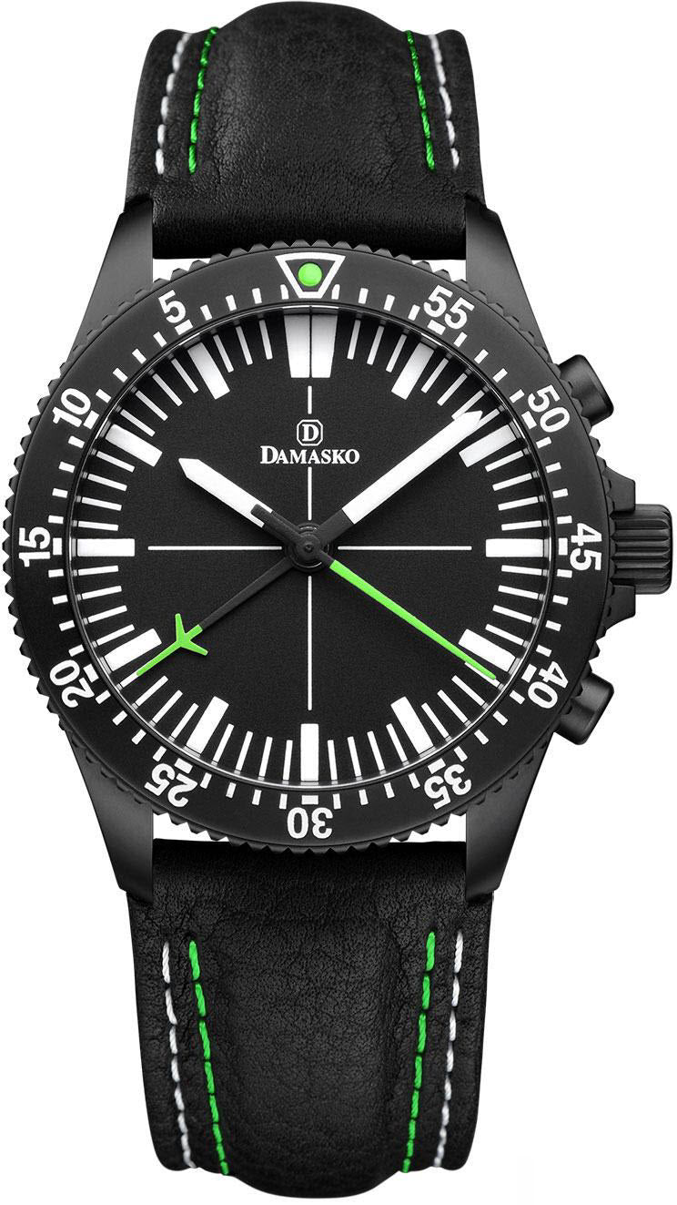 Damasko Watch DC80 Black Leather Pin