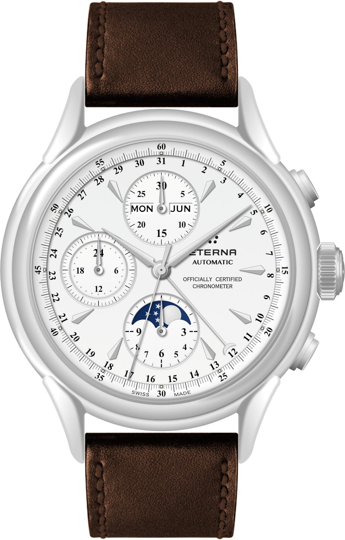 Eterna Watch Heritage 1948 Gent Chronograph