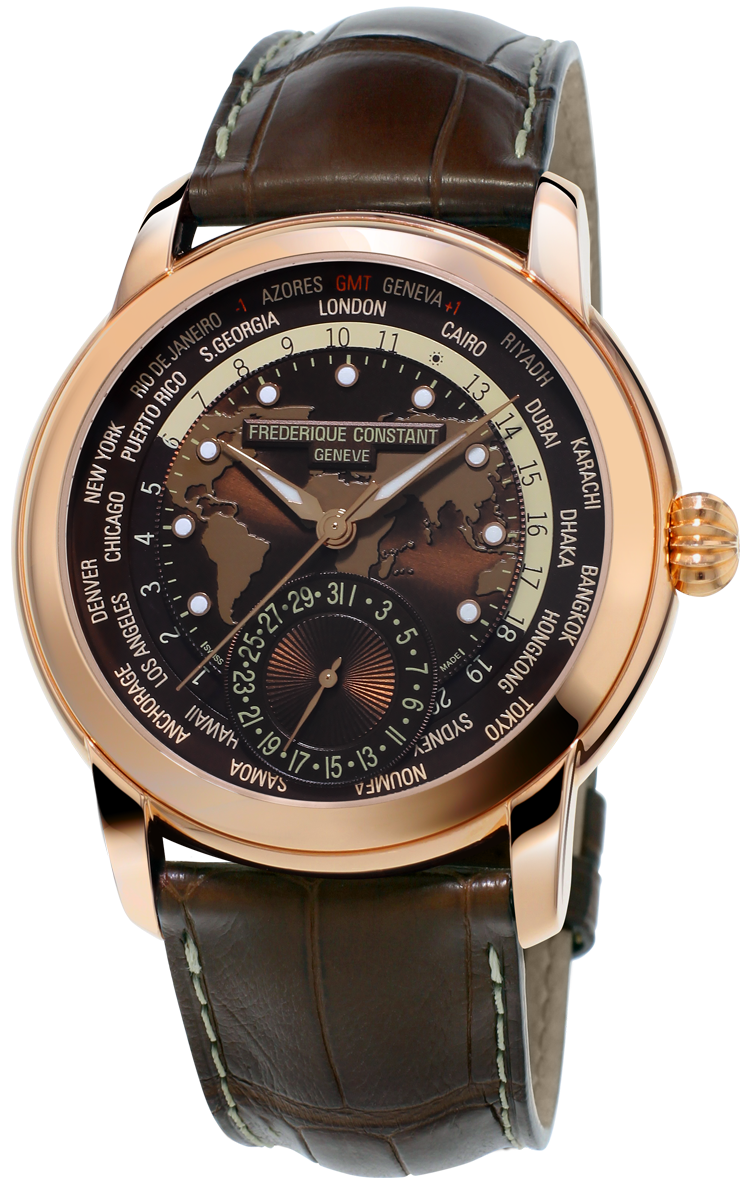 Frederique Constant Watch Classic Worldtimer Manufacture