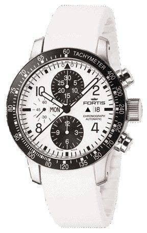 Fortis Stratoliner Chronograph White D