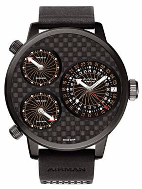 Glycine Airman 7 Titanium Black D