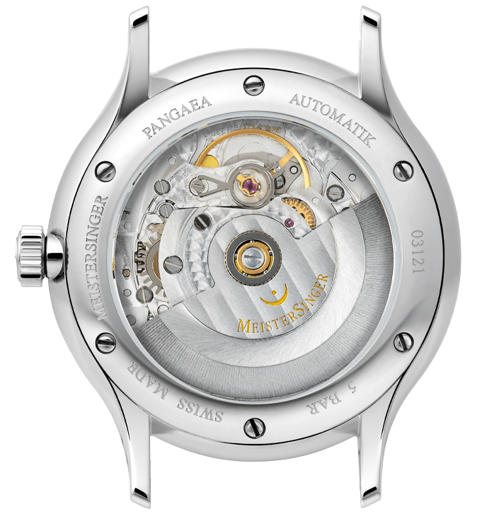 MeisterSinger Watch Pangaea Day Date Milanaise Bracelet