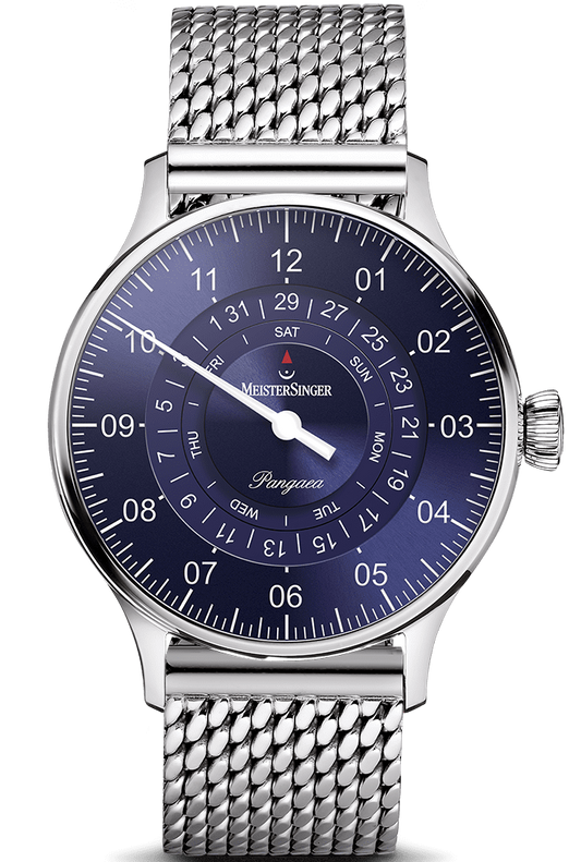 MeisterSinger Watch Pangaea Day Date Milanaise Bracelet