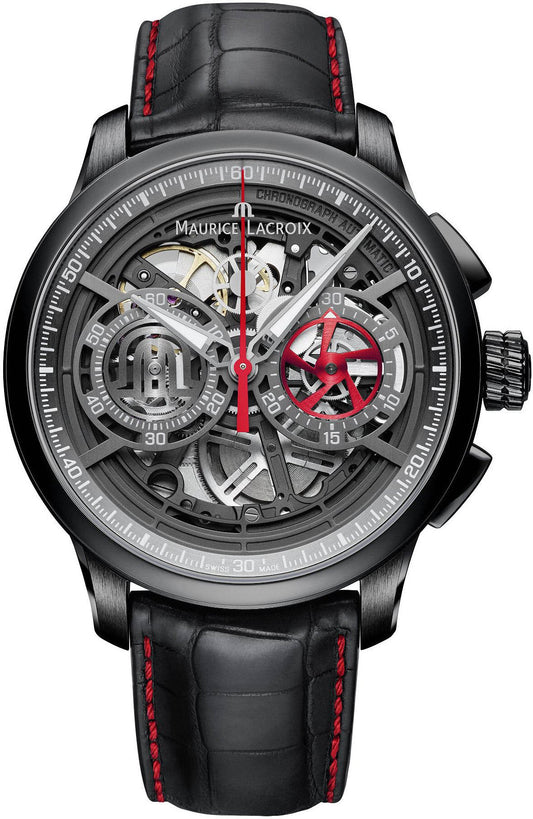 Maurice Lacroix Watch Masterpiece Skeleton Chronograph Mens