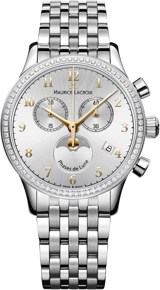 Maurice Lacroix Watch Les Classiques Moonphase Chrono Ladies