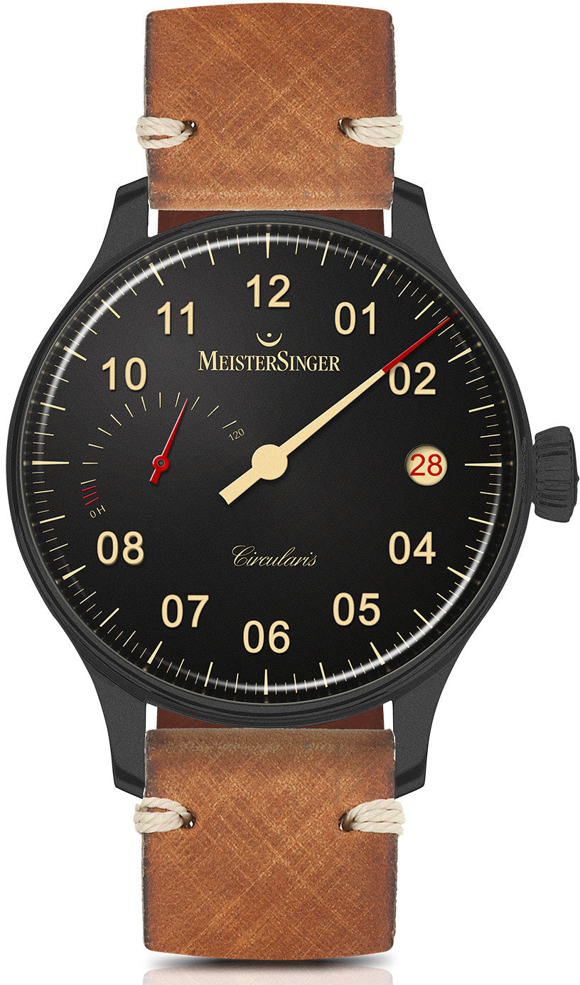 MeisterSinger Watch Circularis Power Reserve Blackline