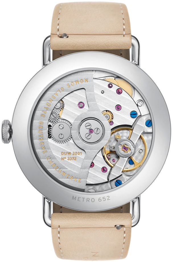 Nomos Glashutte Watch Metro Neomatik Champagner Sapphire Crystal