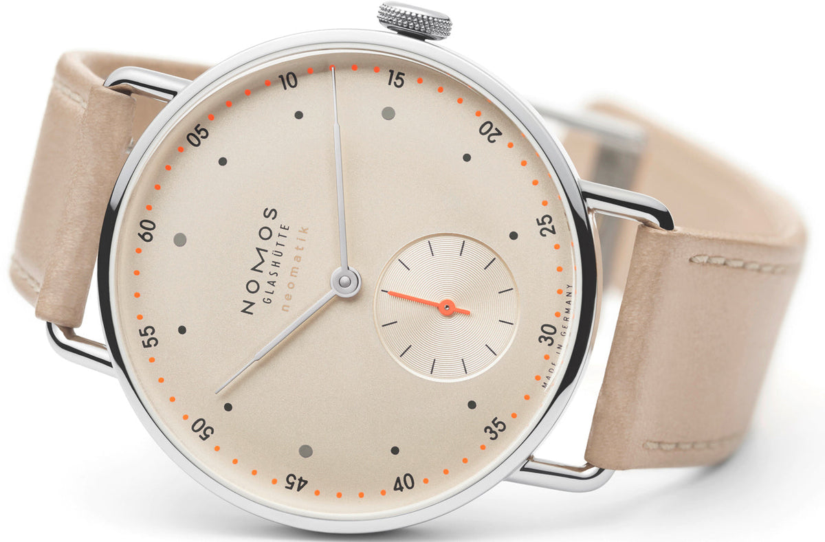 Nomos Glashutte Watch Metro Neomatik Champagner Sapphire Crystal