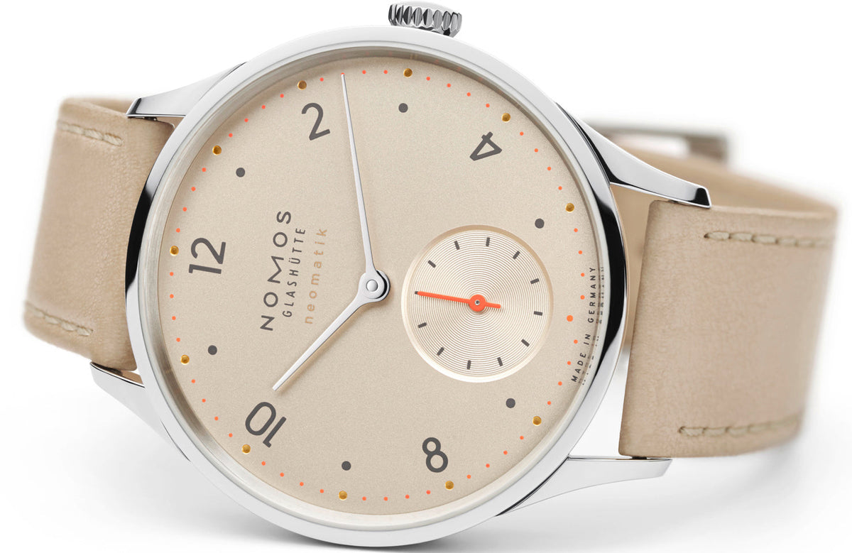 Nomos Glashutte Watch Minimatik Champagner Sapphire Crystal