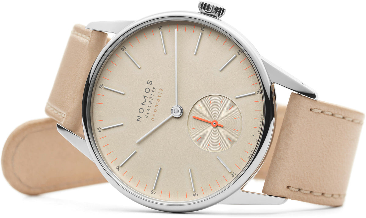 Nomos Glashutte Watch Orion Neomatik Champagner Sapphire Crystal