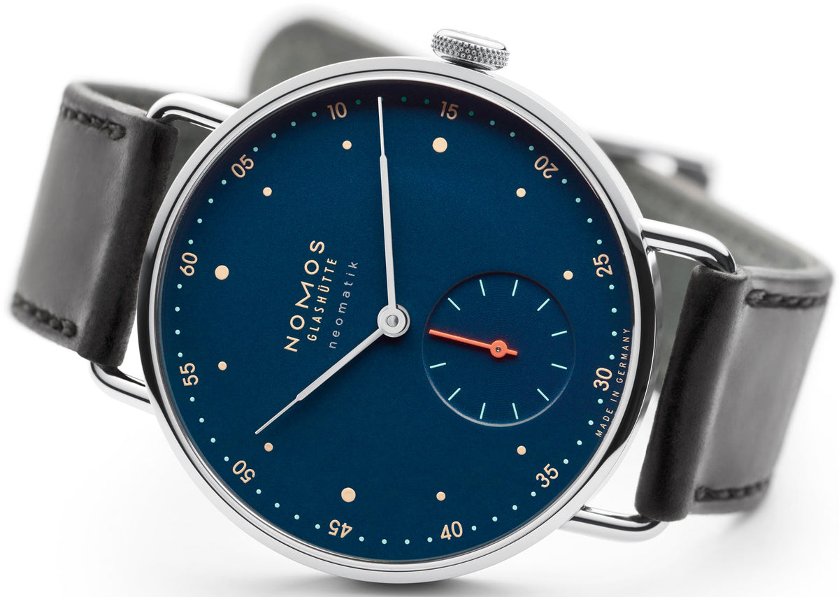 Nomos Glashutte Watch Metro Neomatik Nachtblau Sapphire Crystal