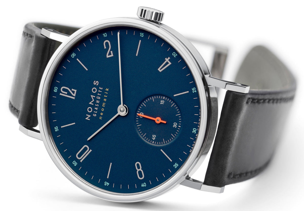 Nomos Glashutte Watch Tangente Neomatik Nachtblau Sapphire Crystal