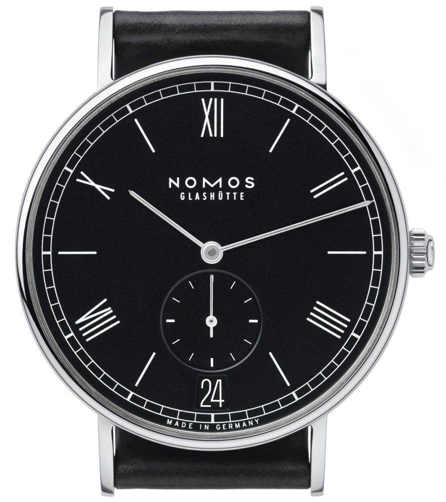 Nomos Glashutte Ludwig Automatic Datum Anthracite Glasboden