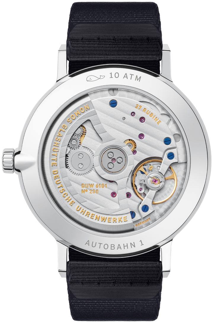 Nomos Glashutte Watch Autobahn Neomatik 41 Date Sports Grey Sapphire Crystal
