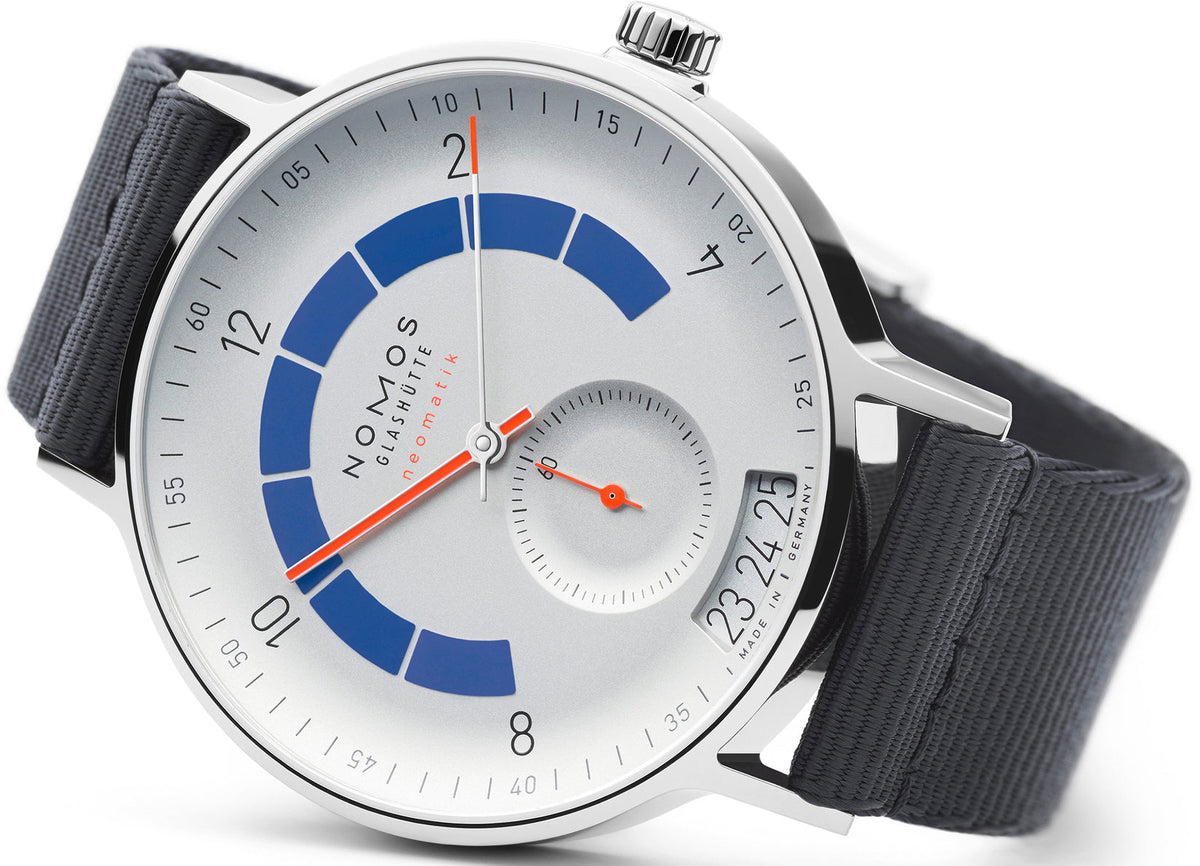 Nomos Glashutte Watch Autobahn Neomatik 41 Date Sports Grey Sapphire Crystal