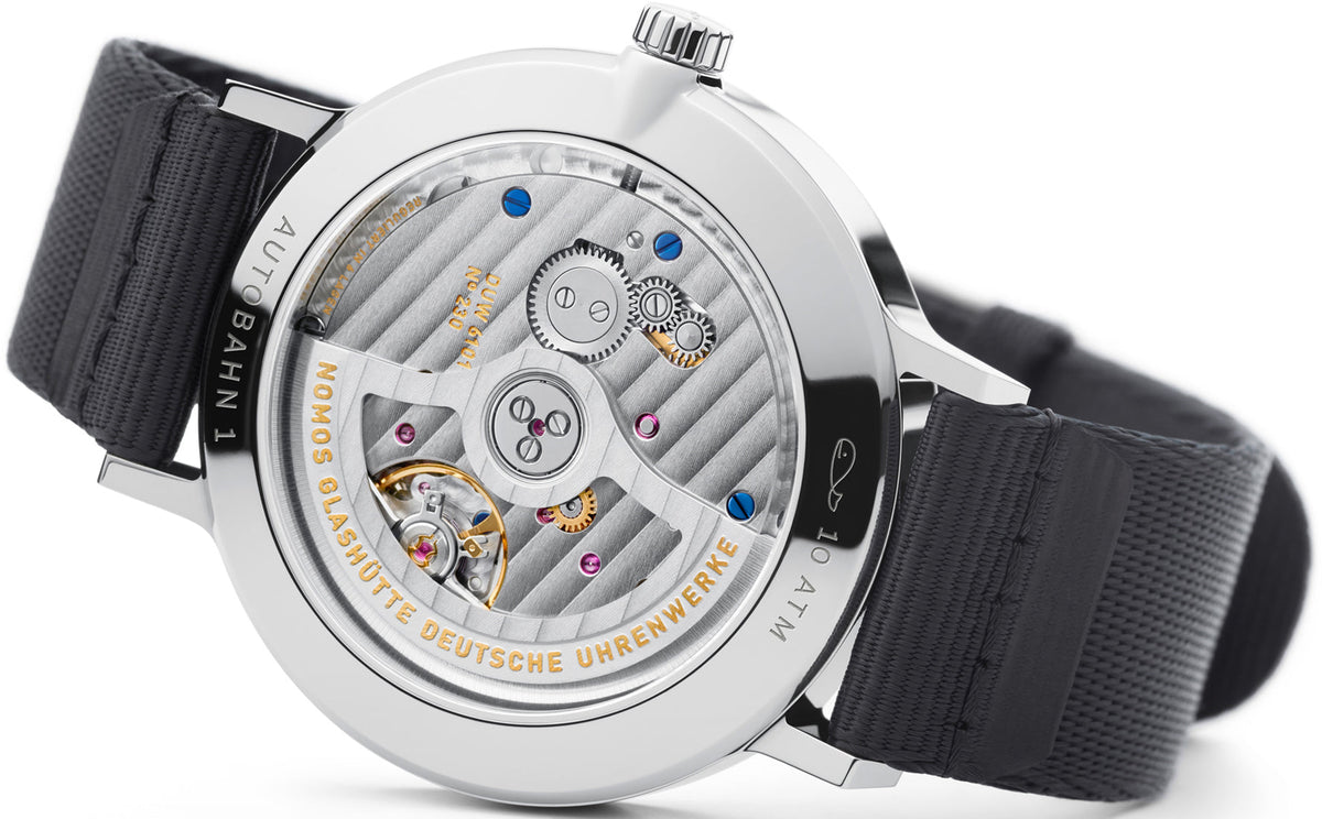 Nomos Glashutte Watch Autobahn Neomatik 41 Date Sports Grey Sapphire Crystal