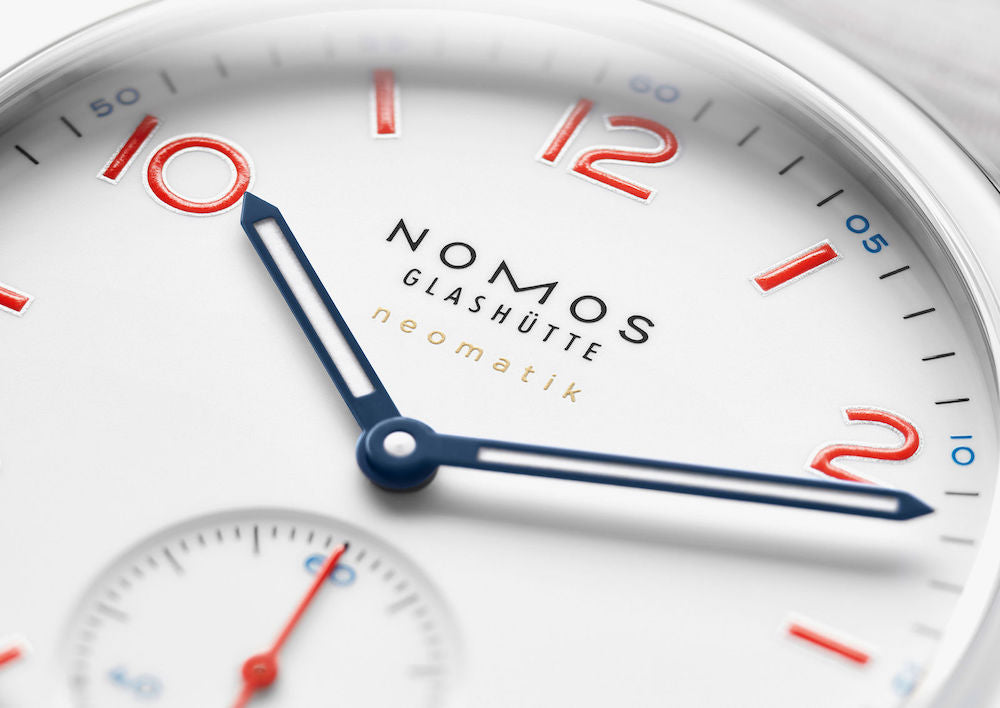 Nomos Glashutte Watch Club Aqua Neomatik Sapphire Crystal