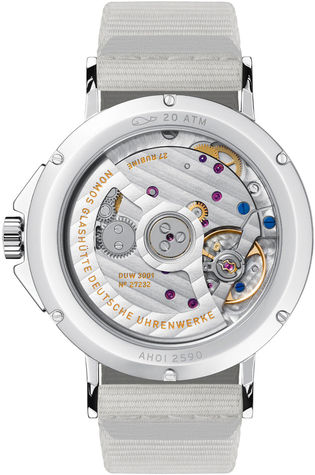 Nomos Glashutte Watch Ahoi Aqua Neomatik Sapphire Crystal