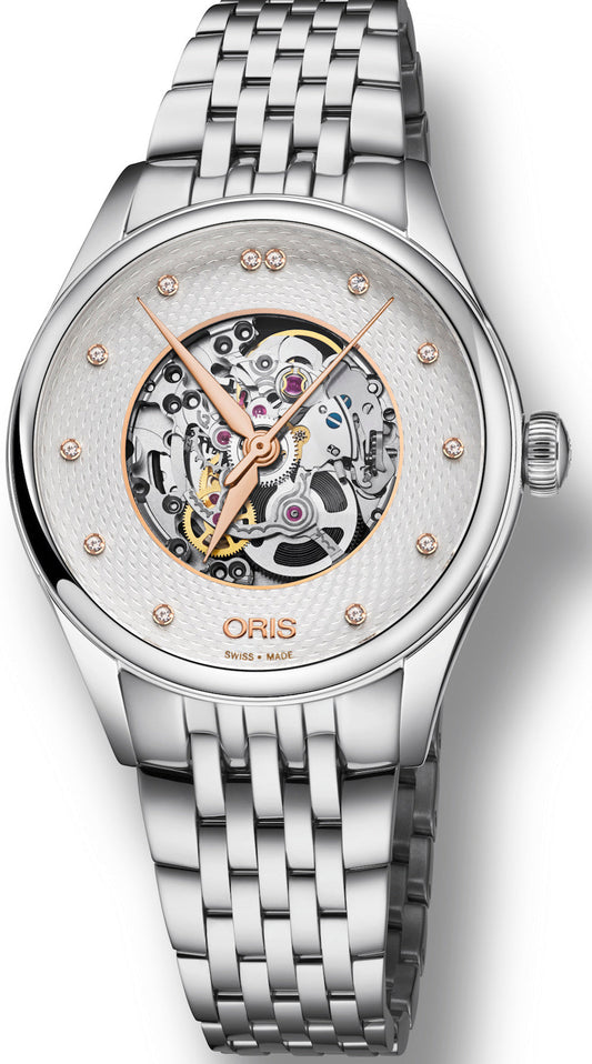 Oris Watch Artelier Skeleton Diamond