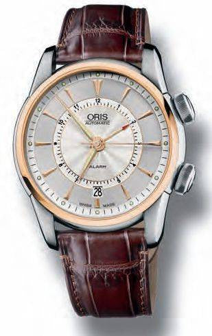 Oris Watch Artelier Alarm 18K Crocodile D