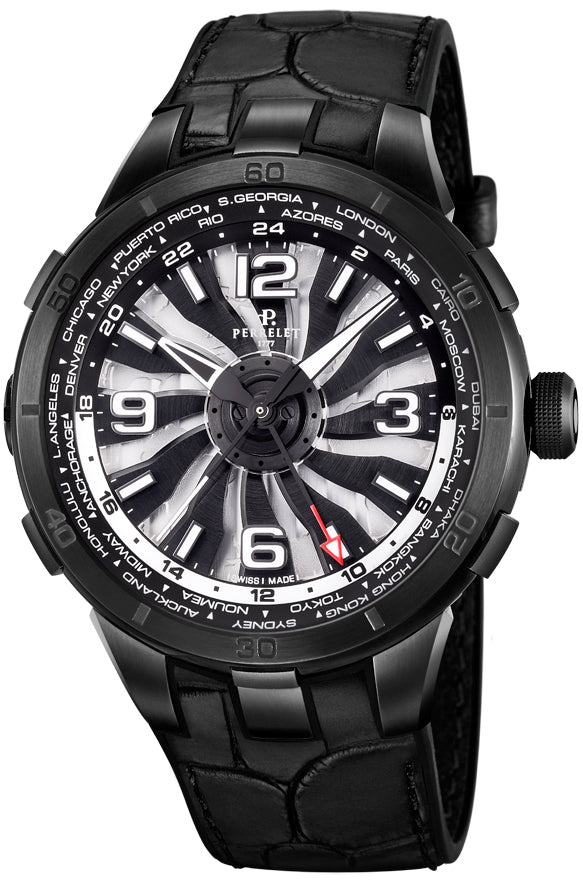 Perrelet Watch Turbine GMT World Timer