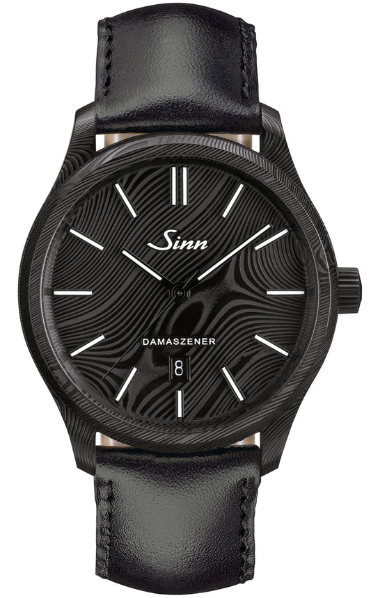 Sinn Watch 1800 S Damascus Steel Limited Edition Calfskin