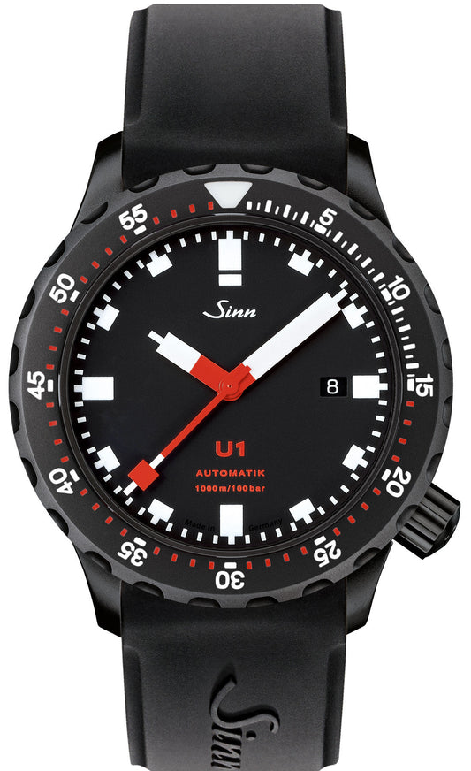 Sinn Watch U1 S Silicone Black