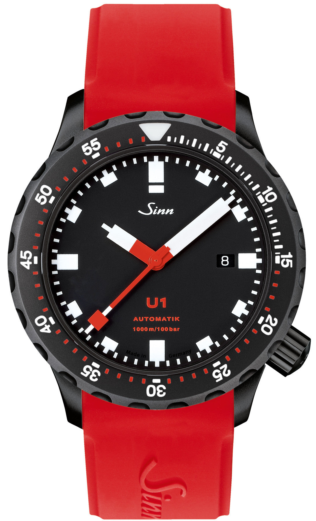Sinn Watch U1 S Silicone Red