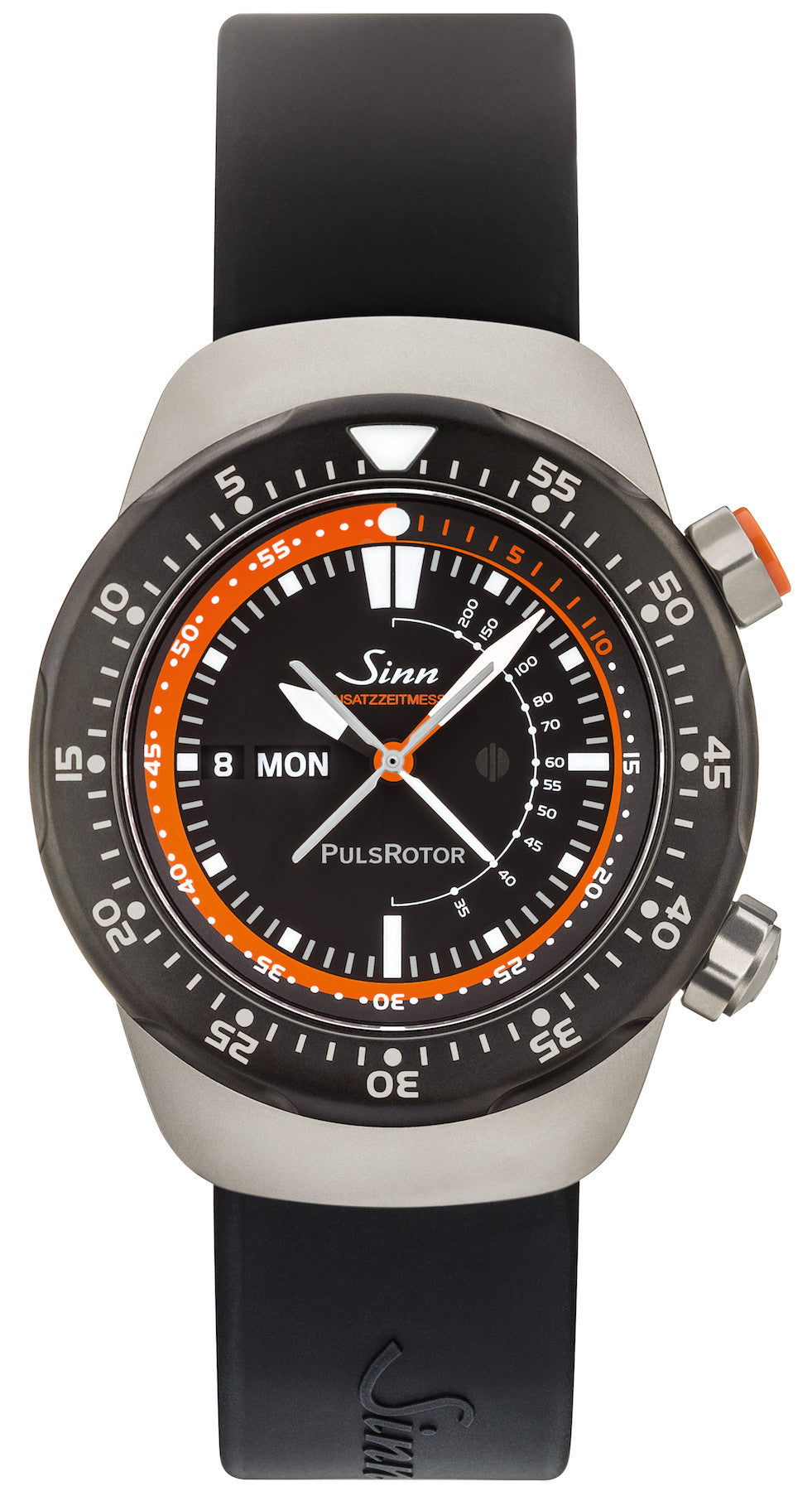 Sinn Watch EZM 12 Silicone Black