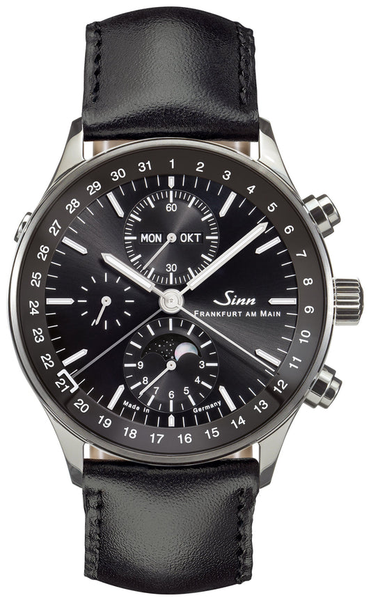Sinn Watch Frankfurt Financial District 6012 Leather Black