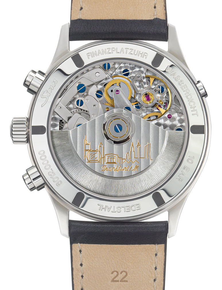 Sinn Watch Frankfurt Financial District 6012 Leather Black
