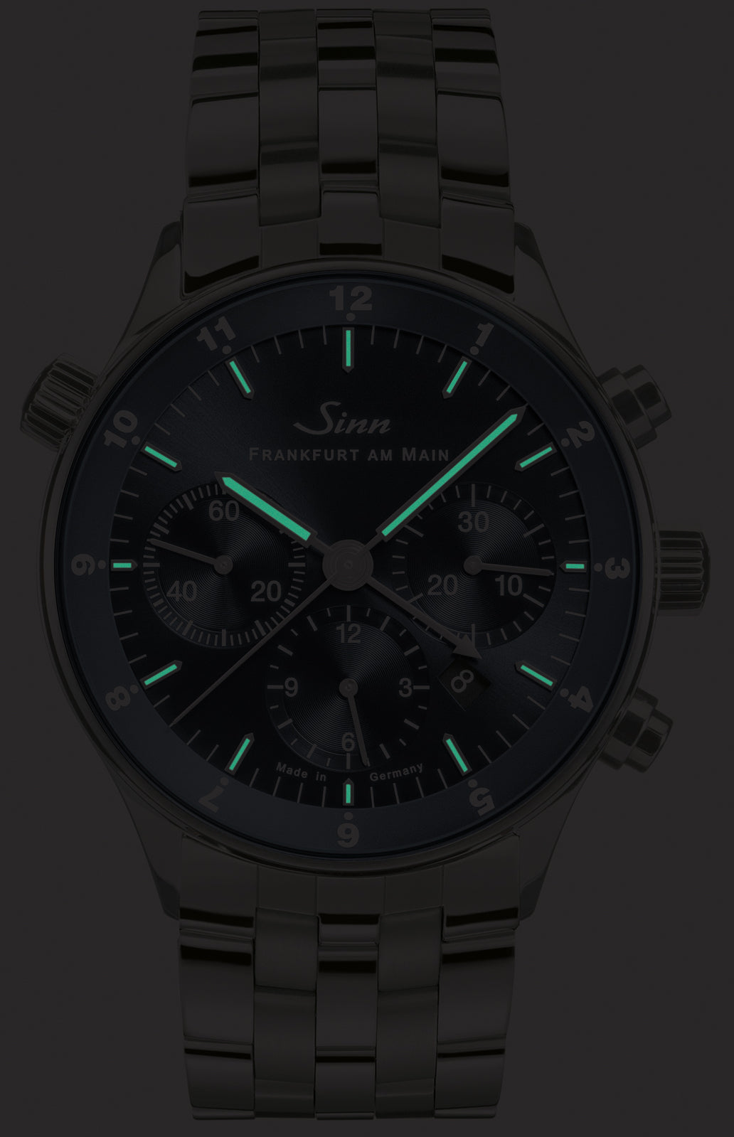 Sinn Watch Frankfurt Financial District 6099 B Leather Blue