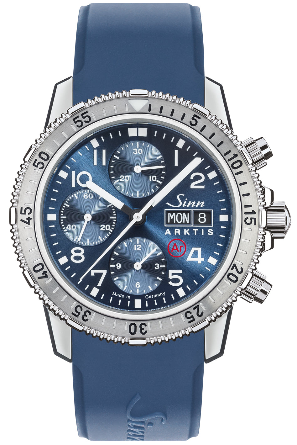 Sinn Watch 206 Arktis II Rubber Blue
