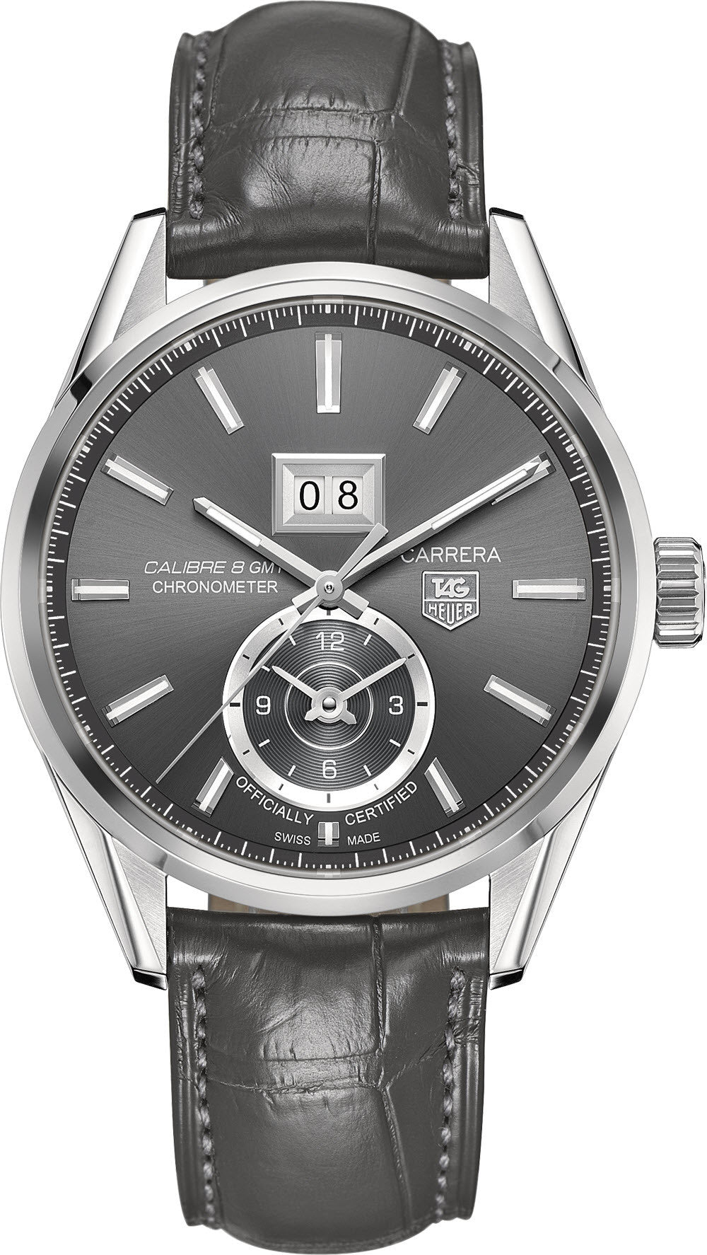 TAG Heuer Watch Carrera GMT Grande Date Calibre 8