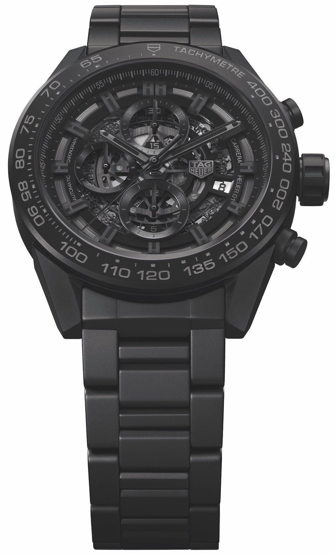 TAG Heuer Watch Carrera Calibre Heuer 01 Full Ceramic Bracelet